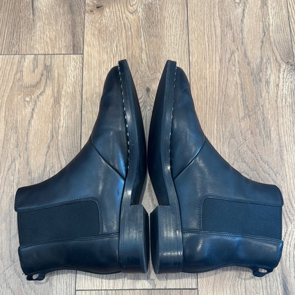 Ash Women’s Wino Ankle Bootie Black Leather Studded Rim Size 7.5 / EU 38 - Picture 7 of 9